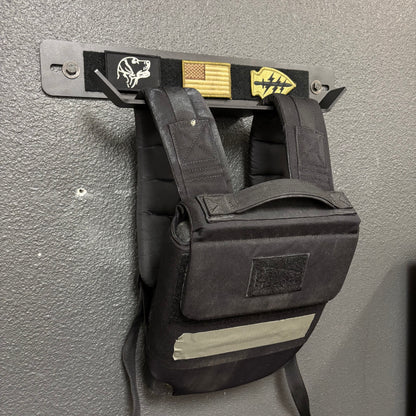 Ruck Rack® Delta | Heavy-Duty Wall Mount Storage for Rucks, Weight Vests & Tactical Gear