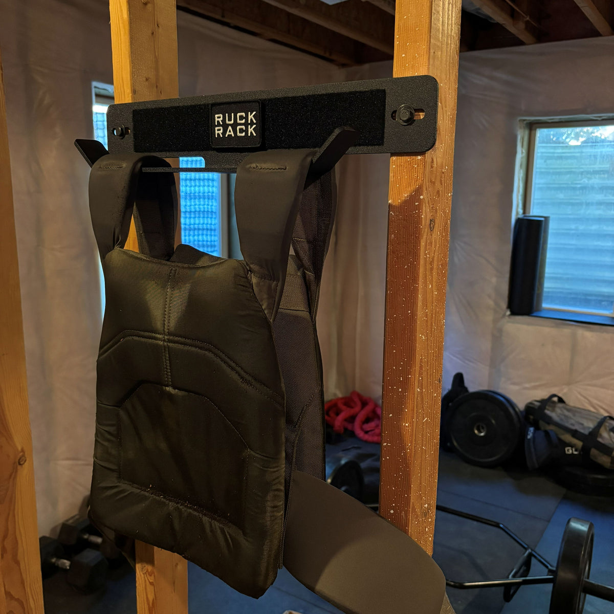 Ruck Rack® Delta | Heavy-Duty Wall Mount Storage for Rucks, Weighted Vests & Tactical Gear