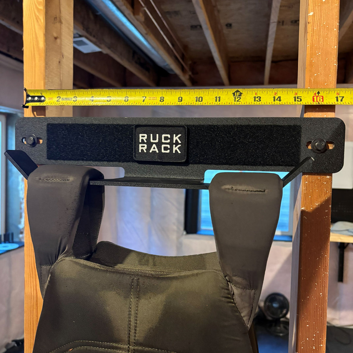 Ruck Rack® Delta | Heavy-Duty Wall Mount Storage for Rucks, Weighted Vests & Tactical Gear