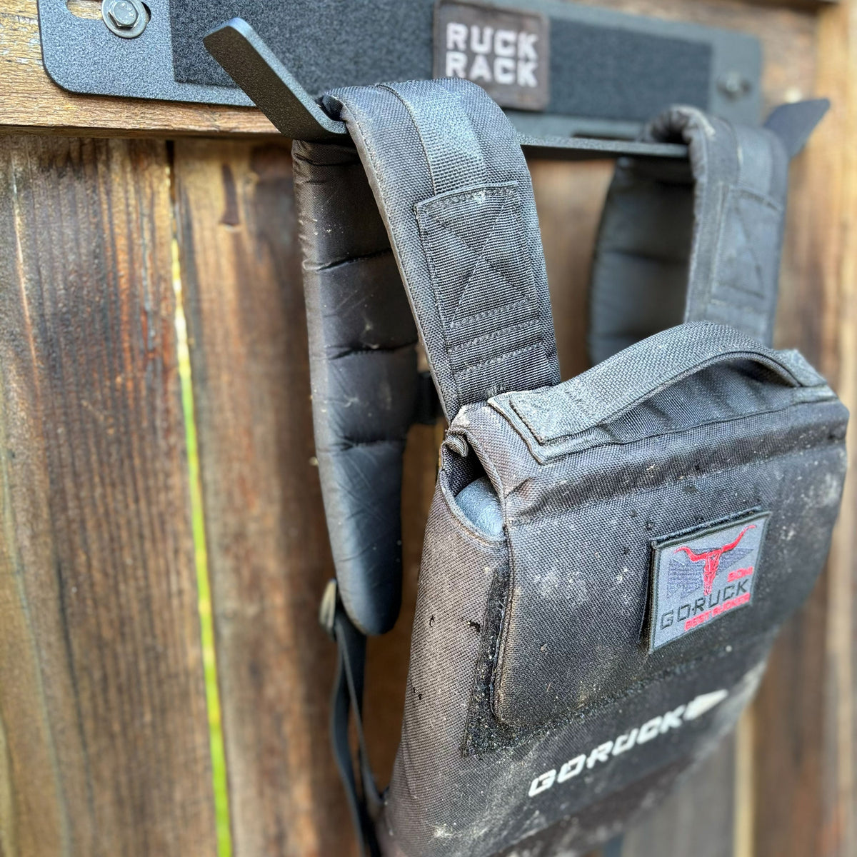 Ruck Rack® Delta | Heavy-Duty Wall Mount Storage for Rucks, Weighted Vests & Tactical Gear