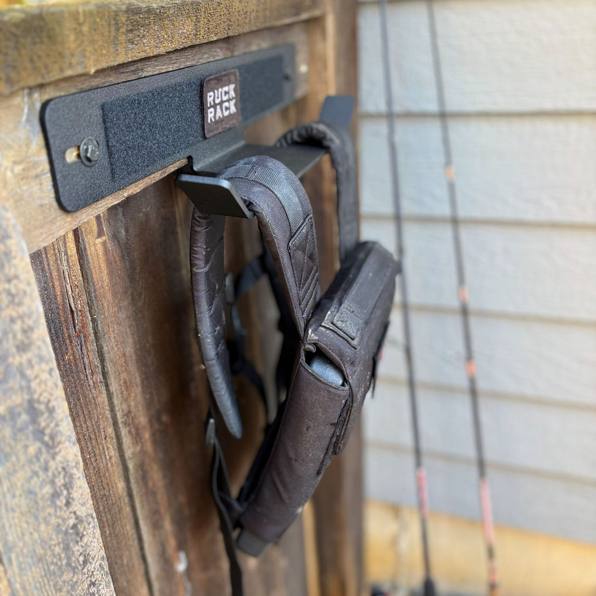 Ruck Rack® Delta | Heavy-Duty Wall Mount Storage for Rucks, Weighted Vests & Tactical Gear