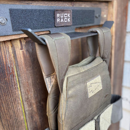 Ruck Rack® Delta | Heavy-Duty Wall Mount Storage for Rucks, Weighted Vests & Tactical Gear