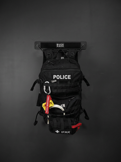 Ruck Rack® Delta | Heavy-Duty Wall Mount Storage for Rucks, Weighted Vests & Tactical Gear