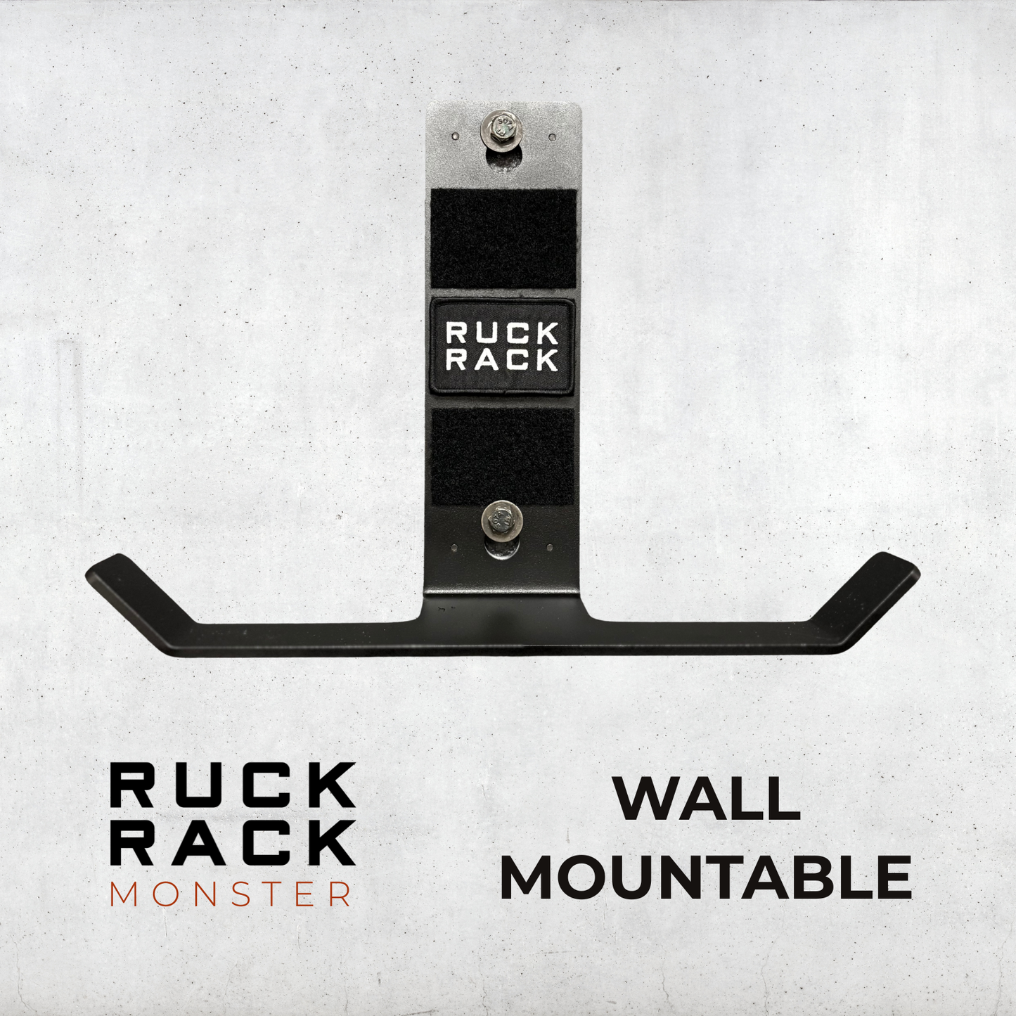 Ruck Rack® Monster | Heavy-Duty Squat Rack Mount for Rucks, Weight Vests & Tactical Gear