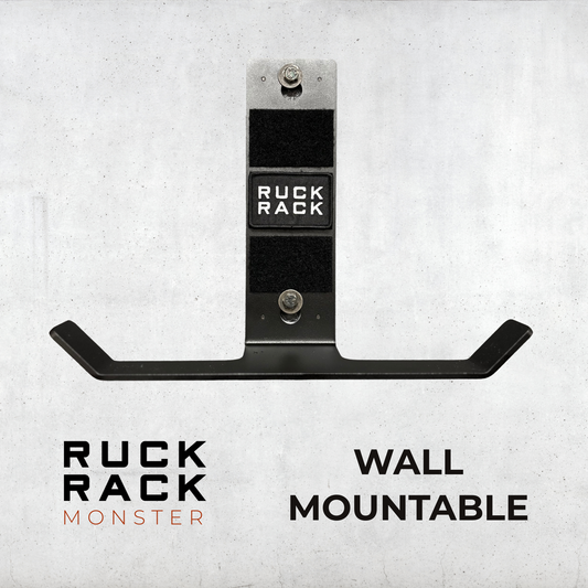 Ruck Rack® Monster | Heavy-Duty Squat Rack Mount for Rucks, Weight Vests & Tactical Gear