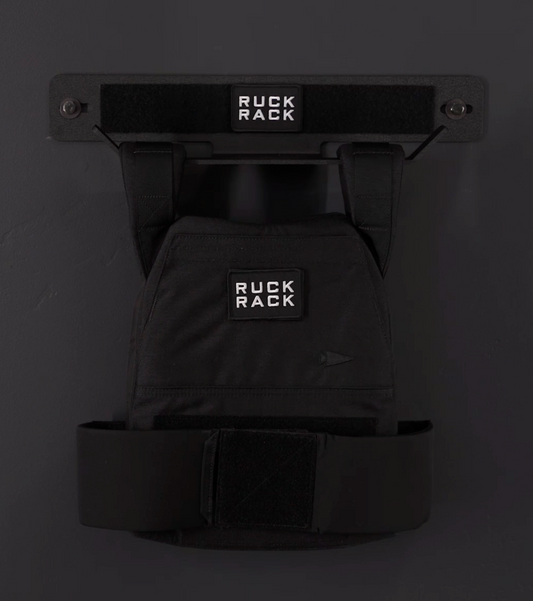 Ruck Rack® Delta | Heavy-Duty Wall Mount Storage for Rucks, Weight Vests & Tactical Gear