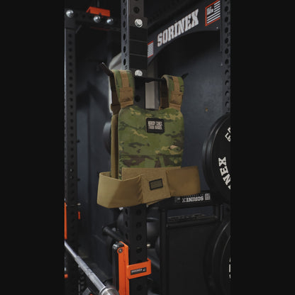 Ruck Rack® Monster | Heavy-Duty Squat Rack Mount for Rucks, Weight Vests & Tactical Gear