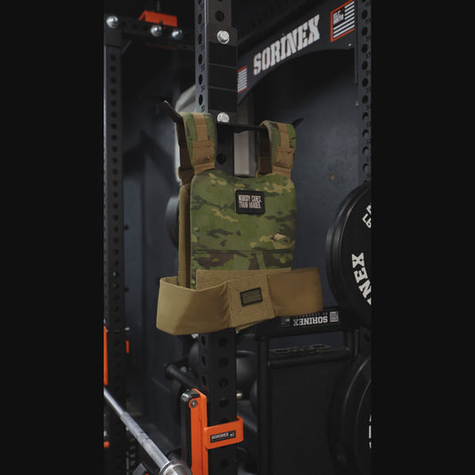 Ruck Rack® Monster | Heavy-Duty Squat Rack Mount for Rucks, Weight Vests & Tactical Gear