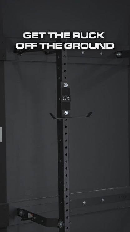 Ruck Rack® Monster | Heavy-Duty Squat Rack Mount for Rucks, Weight Vests & Tactical Gear